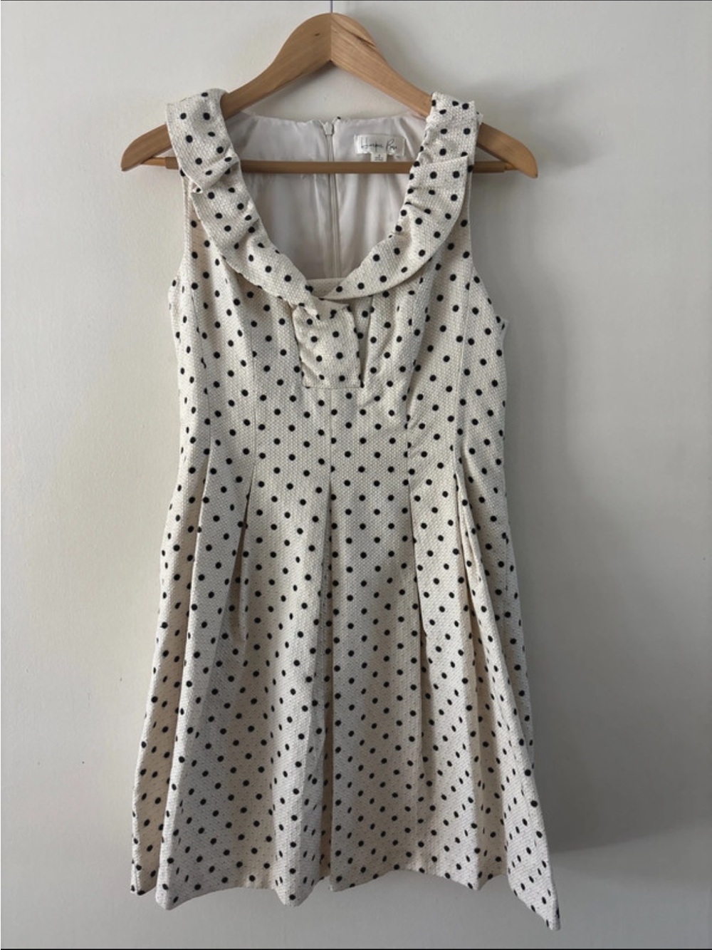 Harper Rose vintage reproduction Polka Dot Fit-and-Flare Dress M